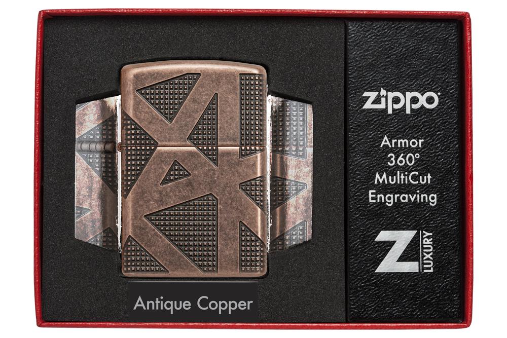 Zippo Armor Geometric 360 Design Zippo